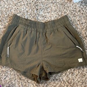 Vuori Olive Athletic Shorts for Women